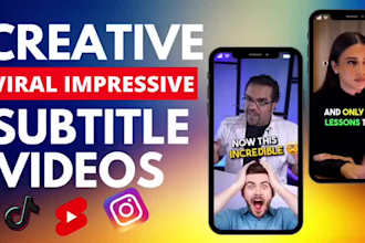 edit instagram reels and tiktok with impressive subtitles