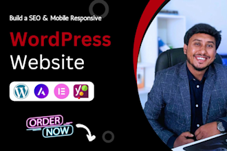 build a responsive wordpress website design with SEO that boosts your business