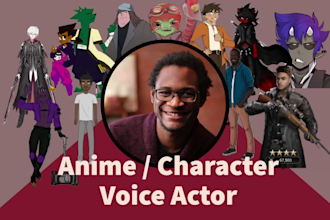 record a dynamic male kid anime voice over
