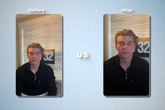 do professional short video editing and motion graphics