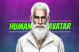 create ai human avatar talking head video with subtitles
