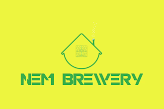 design minimalist logo for modern cafe and bakery