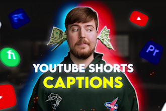 create engaging captions and subtitles for youtube shorts video