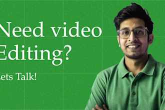 do professional video edit, youtube video editing
