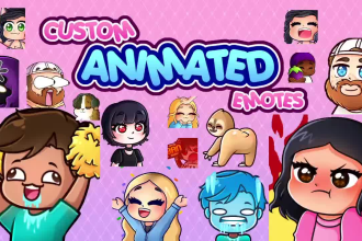 create custom cute twitch and discord animated emotes