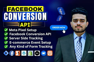 setup meta facebook pixel and  fb conversion api for ecommerce tracking