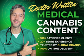 craft SEO friendly, expert cannabis and cbd content