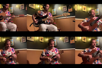 record bass guitar and brazilian string instruments