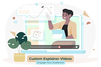 create a 2d animated explainer video or kinetic typography
