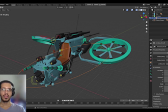 3d rig vehicles, robots, and mechanical hard surface assets in blender