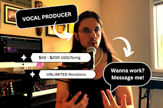 be your industry level vocal producer