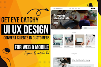 do professional web ui ux design, dashboard ui ux design, app ui ux design