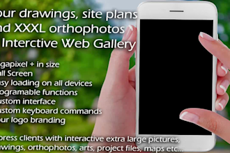make interactive viewer for orthophoto, map or catalog