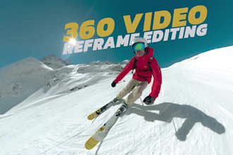 stitch and edit reframed 360 video from your VR 360 footage