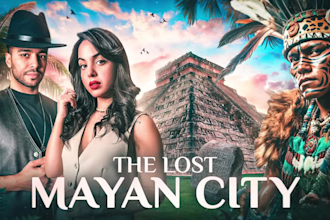 design cinematic travel or vlog youtube thumbnail
