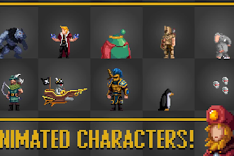 create animated pixel art characters for your games