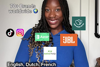 create french ugc videos for tiktok, instagram and facebook