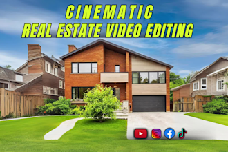 edit your real estate reel, home tours, drone, travel videos