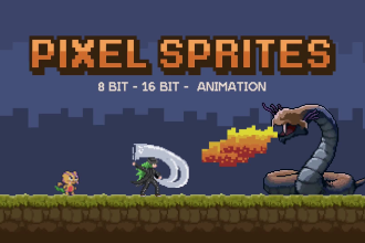 create pixel characters with pixel animations