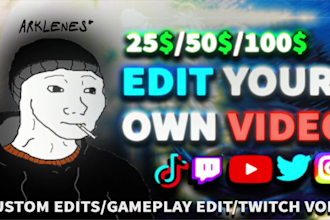 edit your twitch vod to youtube video, big promotion