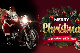 make awesome christmas video greeting for social media