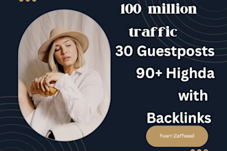 publish 30 bulk post on high authority sites