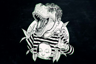 make hand drawn illustration for you