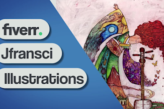 create colorfull illustrations for your childrens book