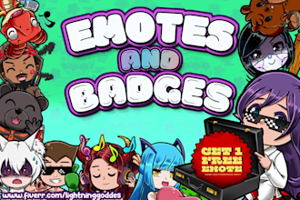 create chibi emotes for your kick, twitch, discord, youtube