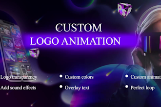 custom logo 2d animation