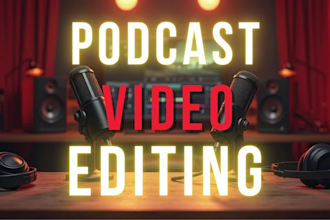 professionally edit podcas, interview videos, multicam and audio mixing