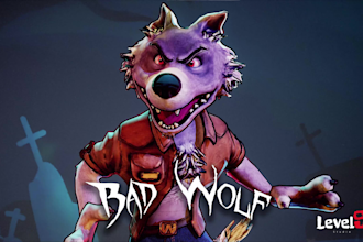 do stylized 3d character creature for sculpt, rigged, game, printing