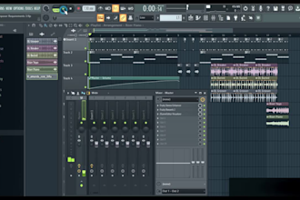 create audio song by mixing vocals and music