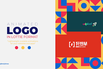 create an animation of your logo in lottie format