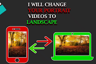 edit or convert video from horizontal to vertical for youtube,tiktok,ig reels