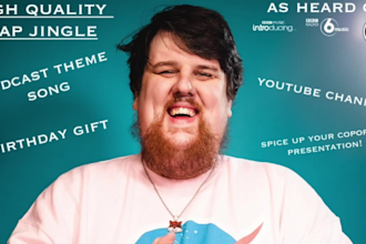 record a rap song for your advert, podcast, jingle or a gift