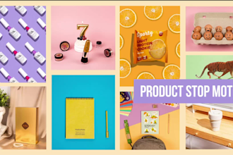 craft a captivating stop motion video featuring your product