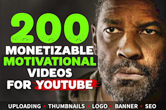 create motivational and inspirational videos for youtube