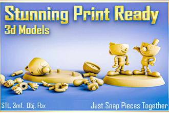 make stunning 3d print ready stl models