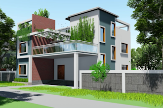 do architectural 2d house plan, exterior interior design,rendering by architect