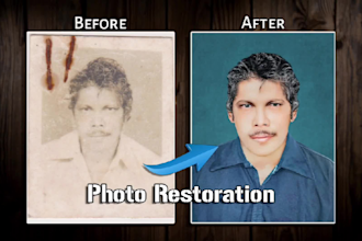 restore and colorize old photos, fix scratches, and repair damage