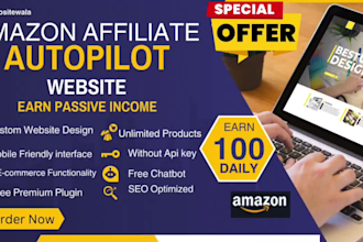 build profitable amazon affiliate autopilot website with full of seo