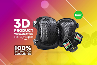 create 3d model for amazon product listing images, realistic rendering