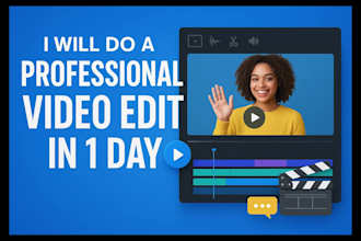 do a professional video editing for your personal brand