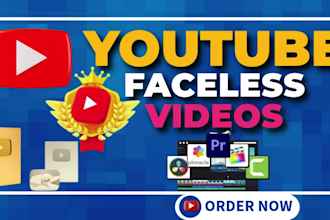 turn your script or article into youtube faceless videos with stock footage