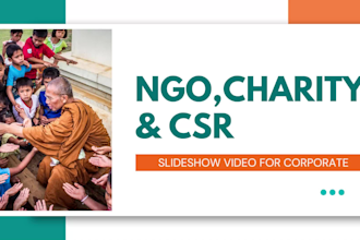 create slideshow video for all ngos or wedding events