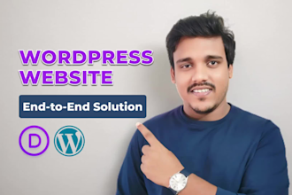 create custom, responsive wordpress website design with divi theme expertise