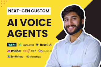 make ai voice agent for appointment booking, customer support, sales, lead gen