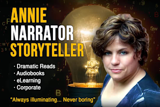 record an interesting, confident female american english narration voice over
