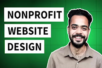 build nonprofit website or fundraising website for charity and donations